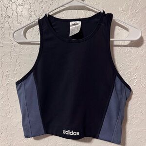 Adidas Women's Enhanced Motion Bra Top Climalite Fast Drying Blue 
Size medium